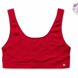 Lucky Brand Red Quilted Bralette | Size M